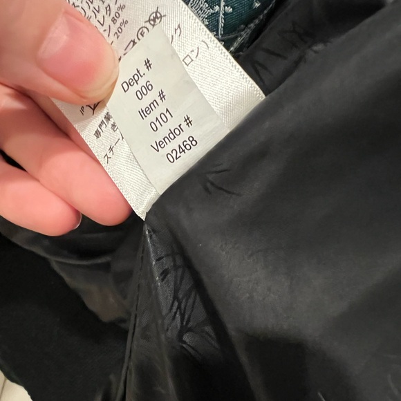 NWOT Eddie Bauer Charcoal Quilted Down Fabric Bomber Jacket - Picture 8 of 14